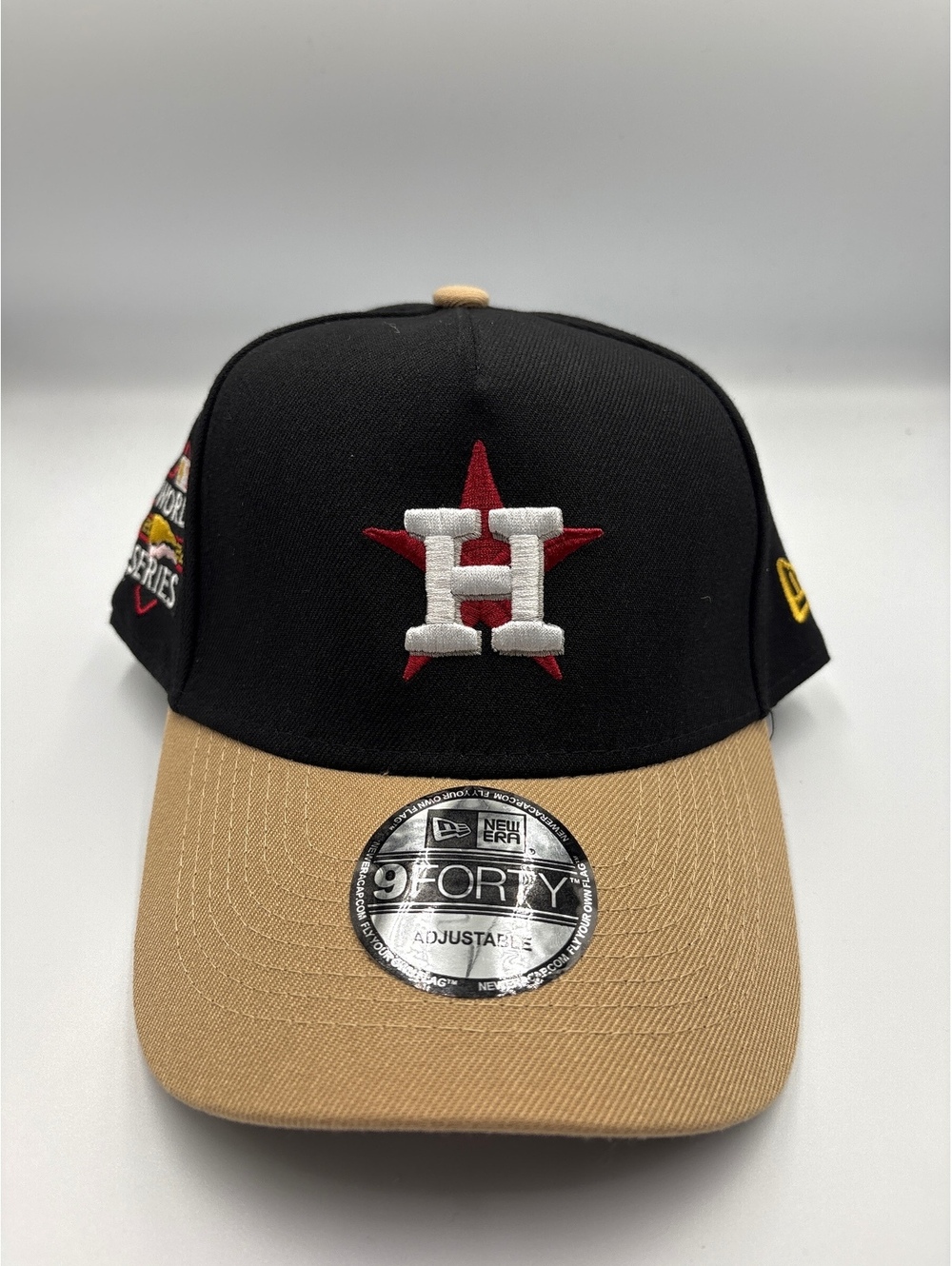 New Era Houston Astros 9FORTY Adjustable Snapback Hat - 2022 World Series Patch